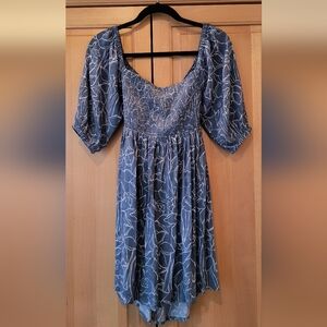 NWT Roxy Cut Out Tie Back Mini Dress